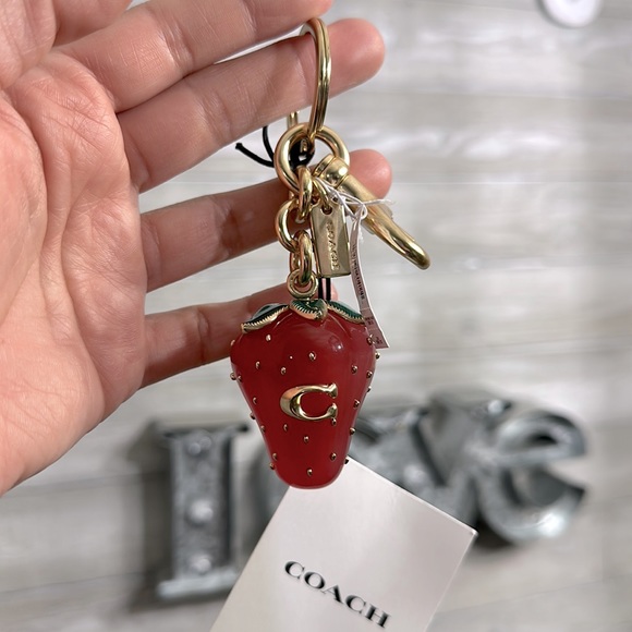 Coach Accessories Coach Strawberry Keychainbag Charm Poshmark